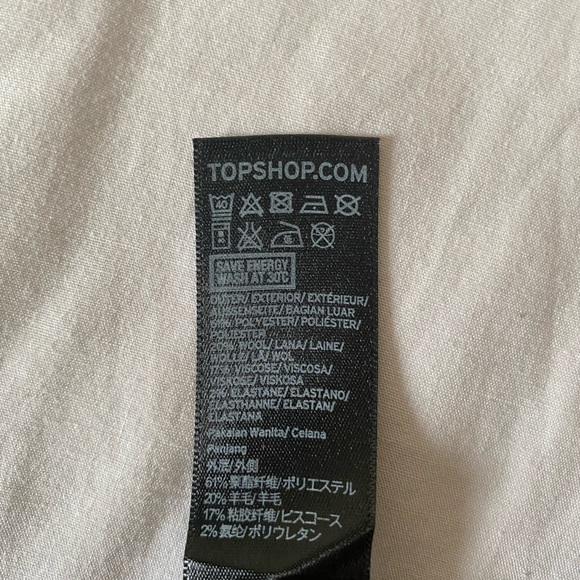 Black high waist pleated tailored trousers - Picture 4 of 7